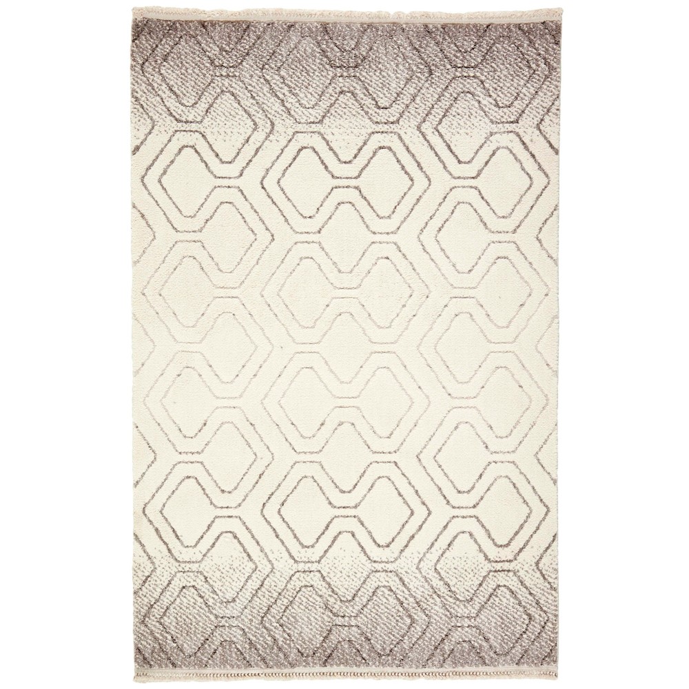 Savannah Moroccan Geometric SVVGM91A SVN26 Rug in Cream Grey